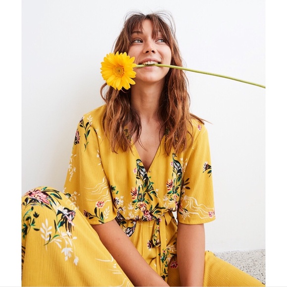 cotton on yellow jumpsuit